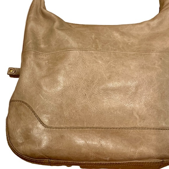 Frye Tan Melissa Leather‎ Distressed Hobo Shoulder Bag - Picture 11 of 16